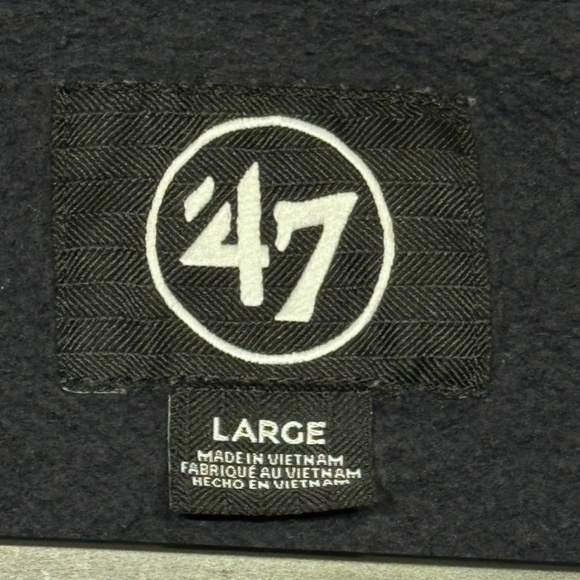 Washington Nationals Navy Hoodie with Zipper - Picture 4 of 5